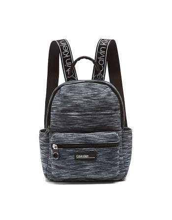 Vanessa Nylon Striped Backpack