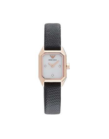 Women's Leather Two-Hand Watch